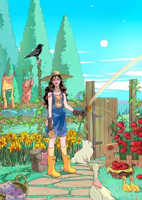 여름정원가꾸기